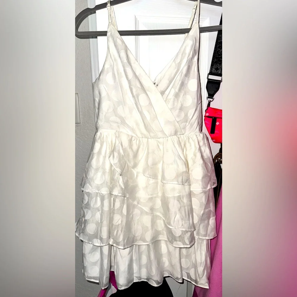Little white dress NWT!!! GORGEOUS!!!! Message me for measurements!!! No flaws! - Picture 1 of 4
